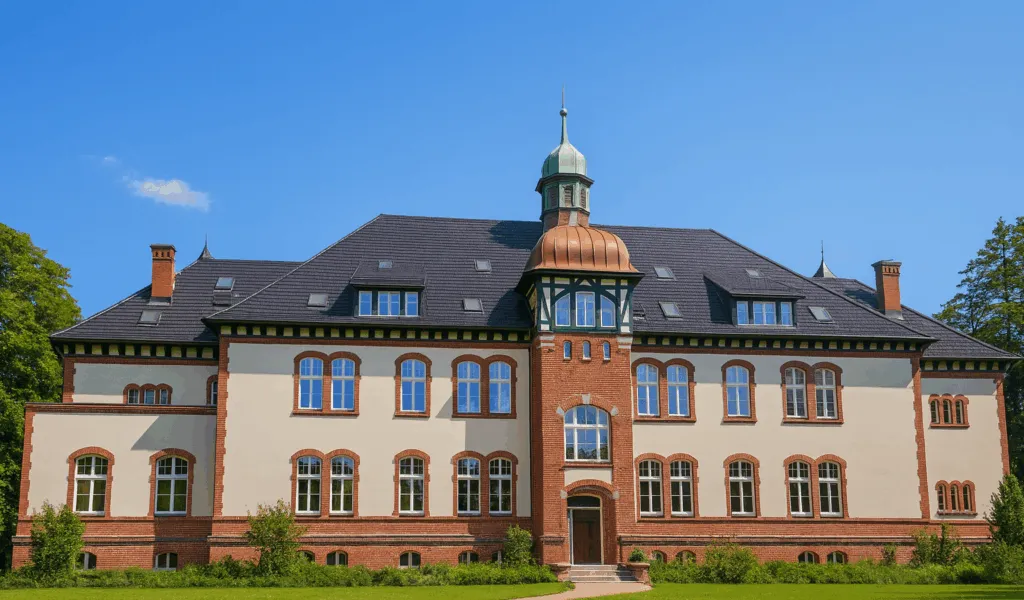 Im ehemaligen Verwaltungsgebäude in Beelitz-Heilstätten liegt die Kaltmiete bei ca. 11 Euro pro Quadratmeter. 