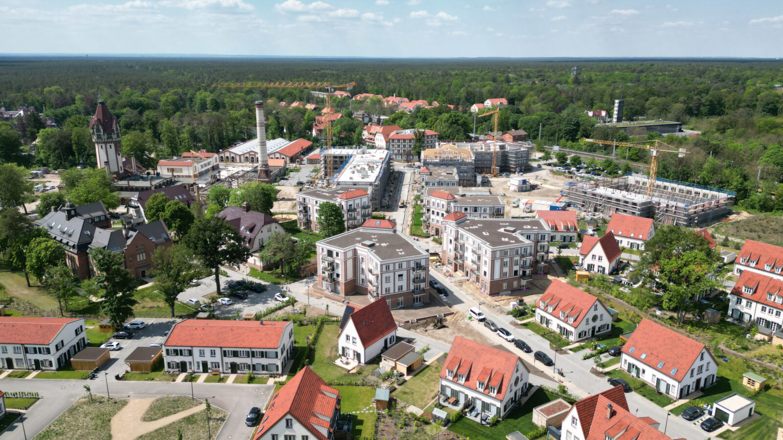 Blick über das Quartier Beelitz-Heilstätten © VERIMAG