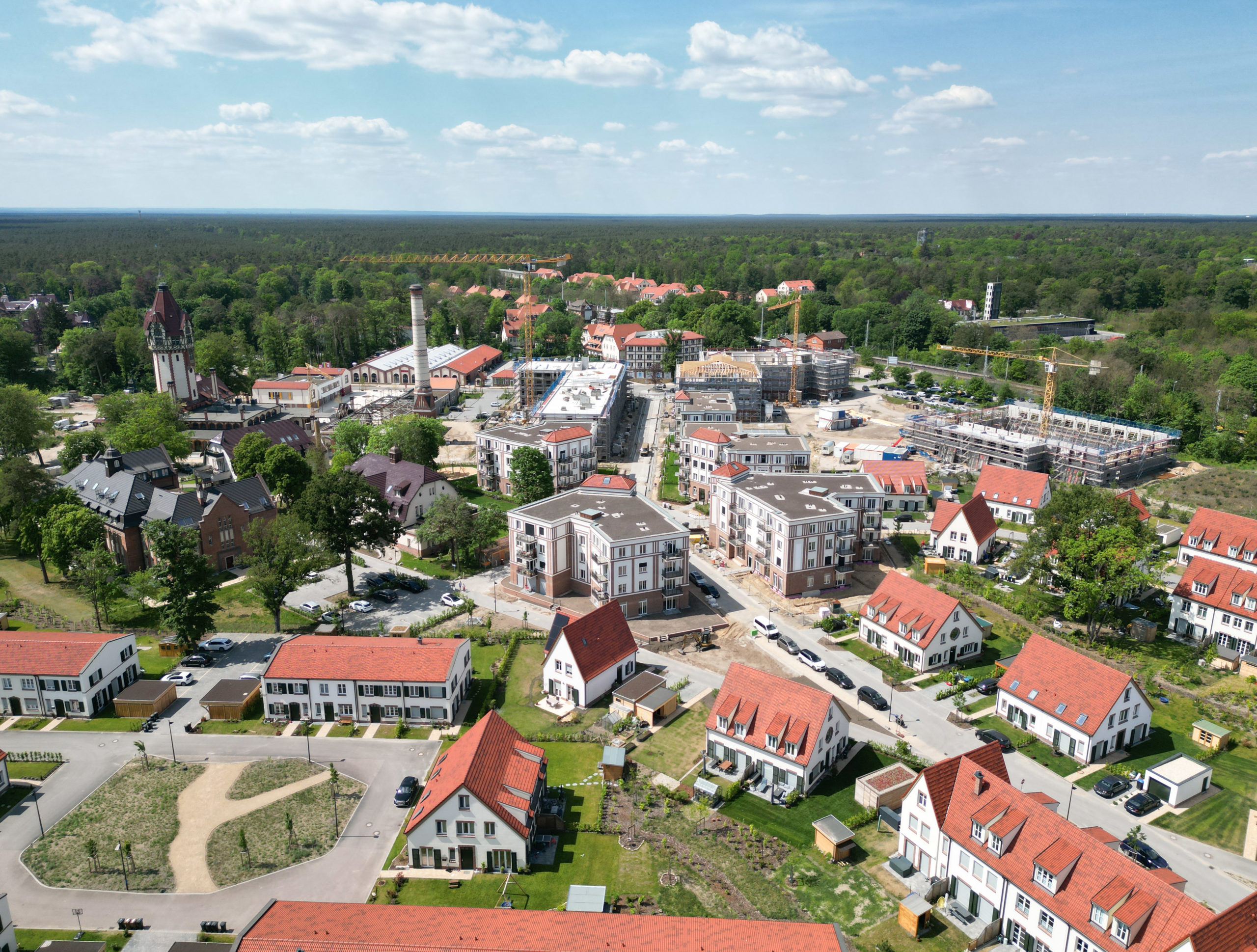 Blick über das Quartier Beelitz-Heilstätten © VERIMAG